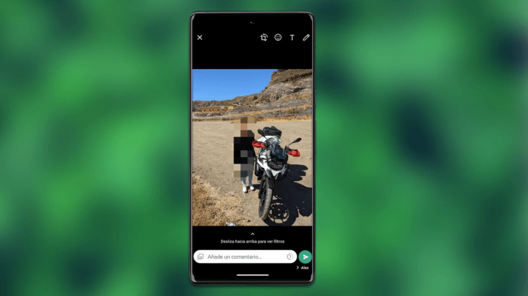 Con Whatsapp ya es posible pixelar imágenes, protegiendo así el contenido de tus fotos