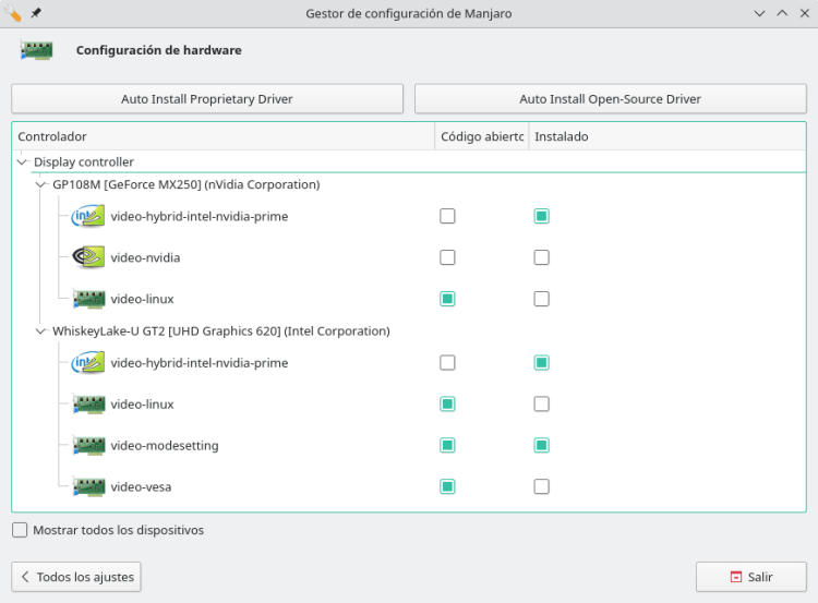 Manjaro, la mejor alternativa a Windows para jugar en Linux - MuyComputer 38 Gestor de controladores de Manjaro Linux para instalar el driver de NVIDIA