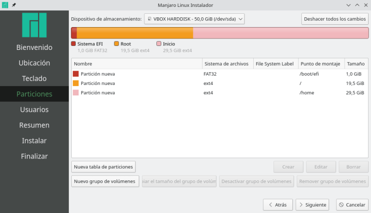 Manjaro, la mejor alternativa a Windows para jugar en Linux - MuyComputer 42 Instalación con EXT4