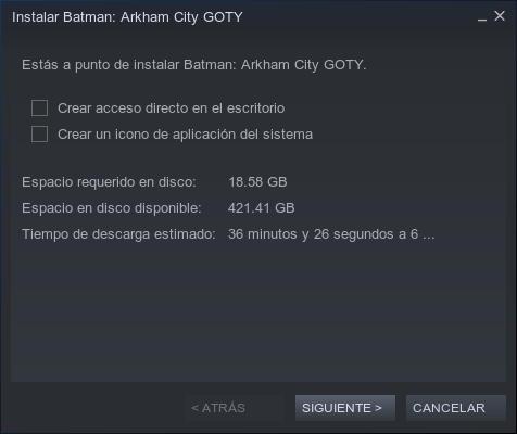 Instalar un videojuego de Windows en Linux con Proton