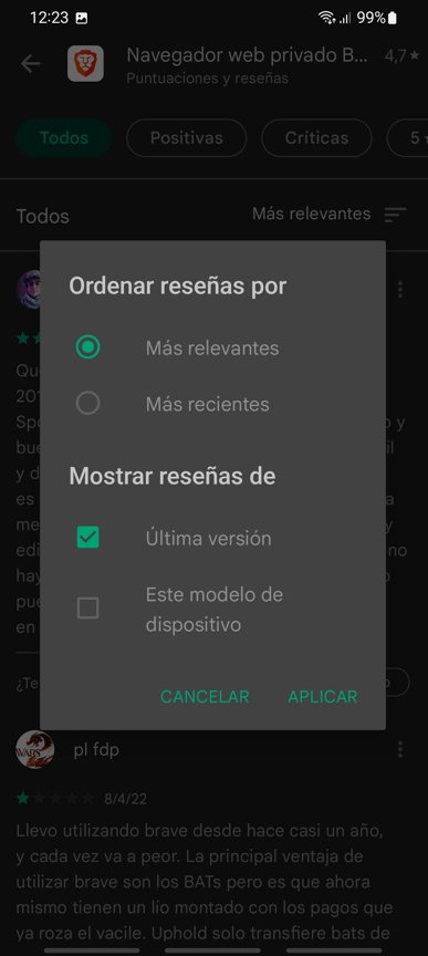 Google Play Store, 10 consejos y trucos para aprovecharla 31 10 consejos y trucos para aprovechar a tope la Google Play Store 30