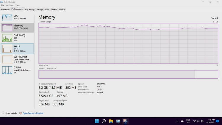 Windows 11 con 4 GB de memoria RAM: ¿Es suficiente? 33 Windows 11 con 4 GB de memoria RAM
